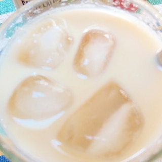 アイス☆アーモンドライスミルクカフェラテ♪